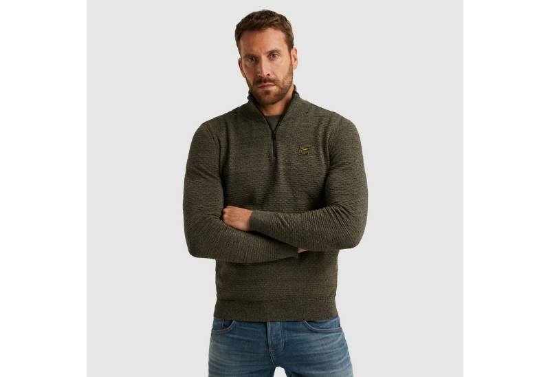 PME LEGEND Troyer mit Struktur-Muster und Logo-Badge von PME LEGEND