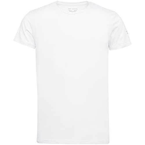 PME Legend Herren T-Shirt Puw00220 White XXL von PME Legend