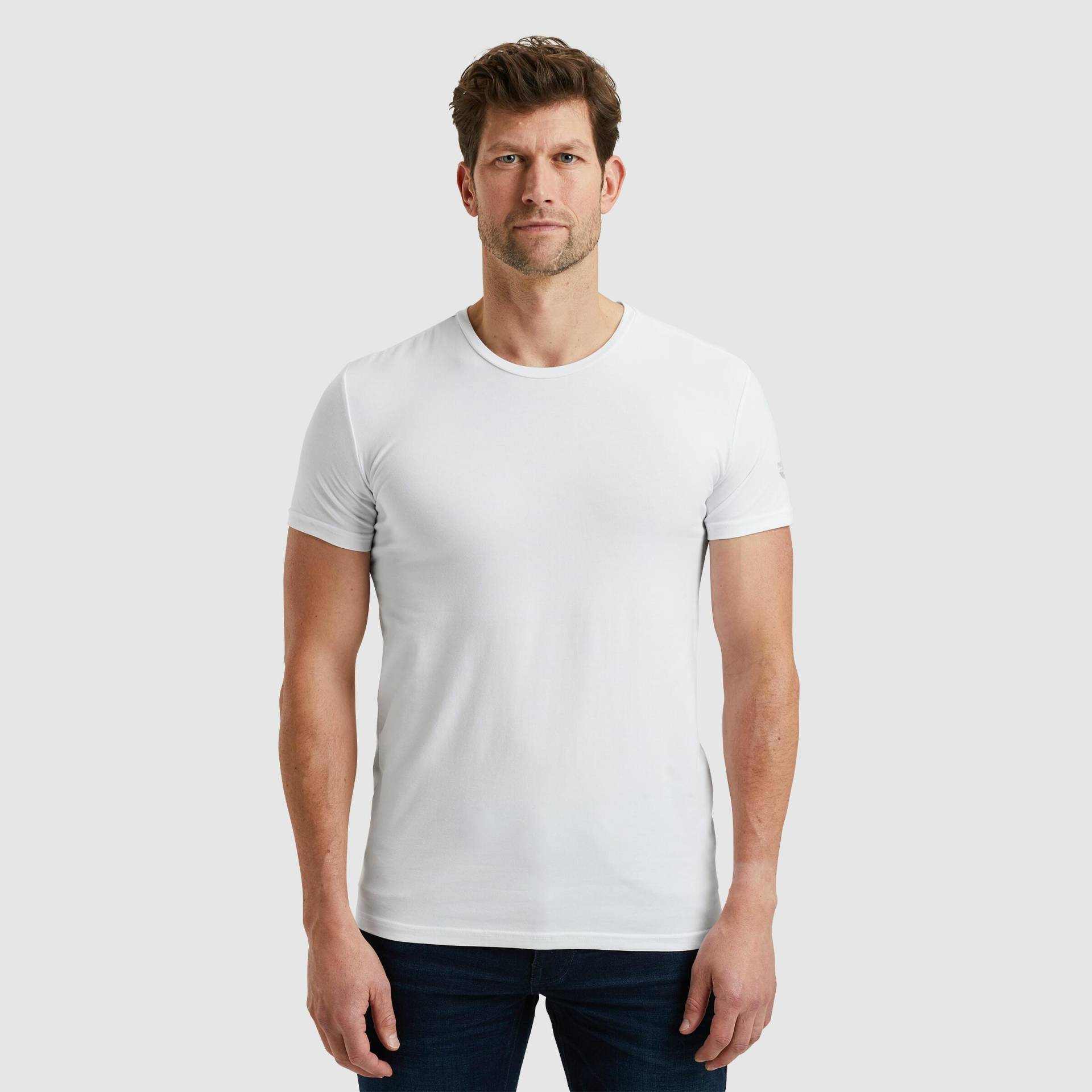 PME Legend - 2- pack R-neck basic t-shirt white - Gr. - XXL von PME Legend