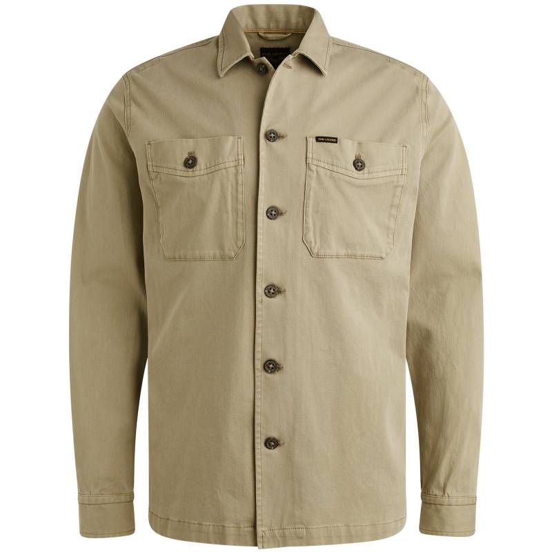 PME Legend - 2way Stretch Twill Overshirt 3 seneca rock - Gr. - M von PME Legend