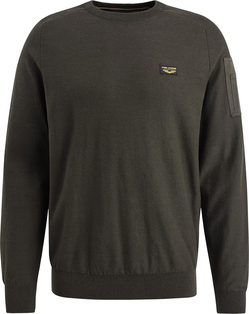 PME Legend American Classic Pullover Beluga Grün - Größe S von PME Legend
