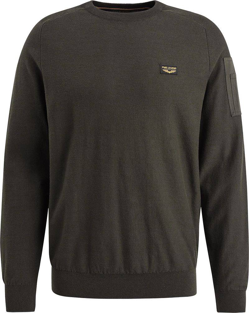 PME Legend American Classic Pullover Beluga Grün - Größe S von PME Legend