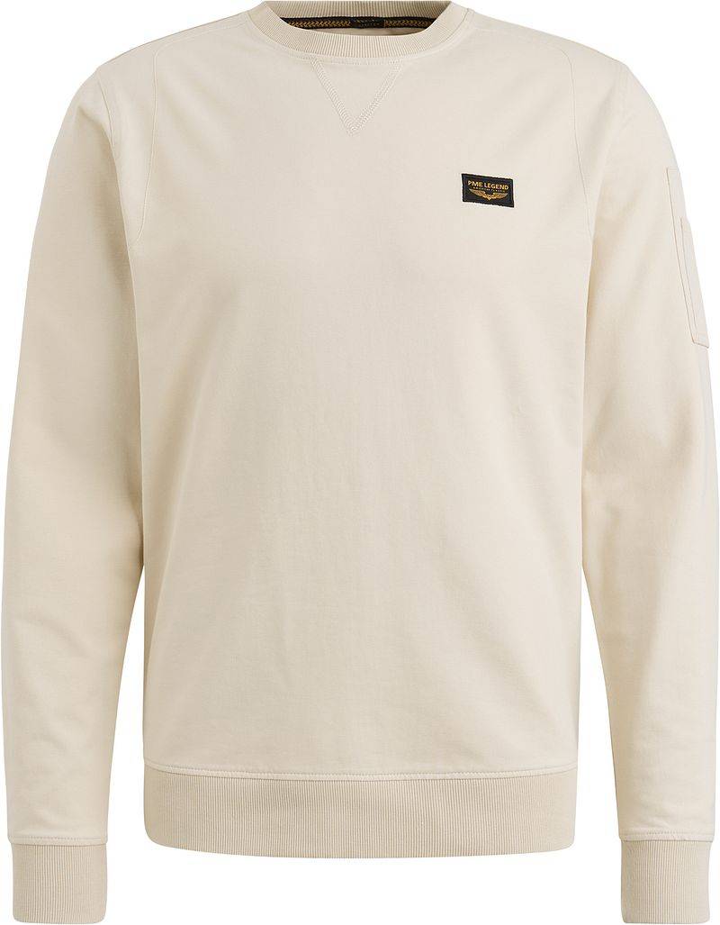 PME Legend American Classic Sweater Ecru - Größe M von PME Legend