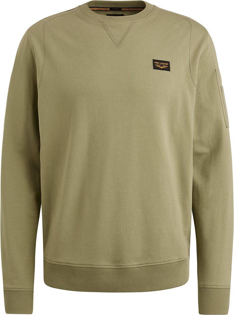 PME Legend American Classic Sweater Oil Grün - Größe XL von PME Legend