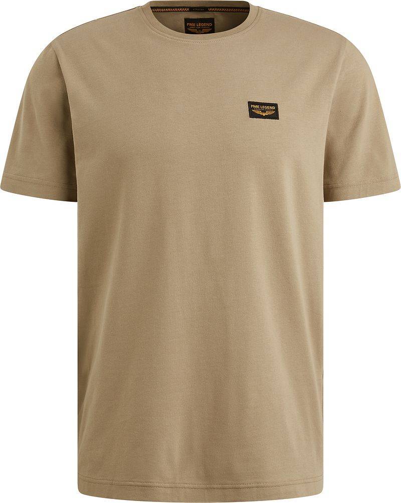 PME Legend American Classic T-Shirt Seneca Rock Beige - Größe XXL von PME Legend