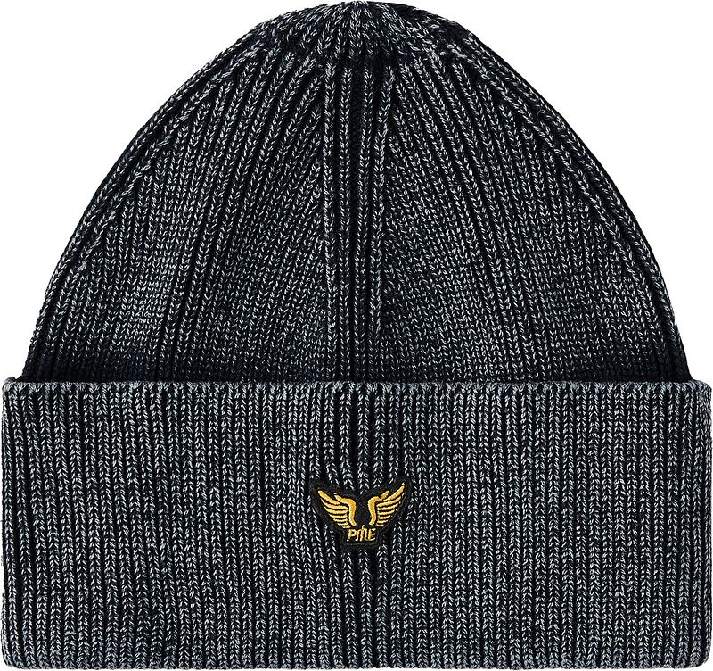 PME Legend Beanie Stone Wash Schwarz - von PME Legend