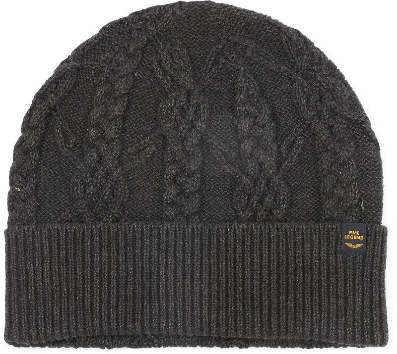 PME Legend Beanie Structure Anthrazit - von PME Legend