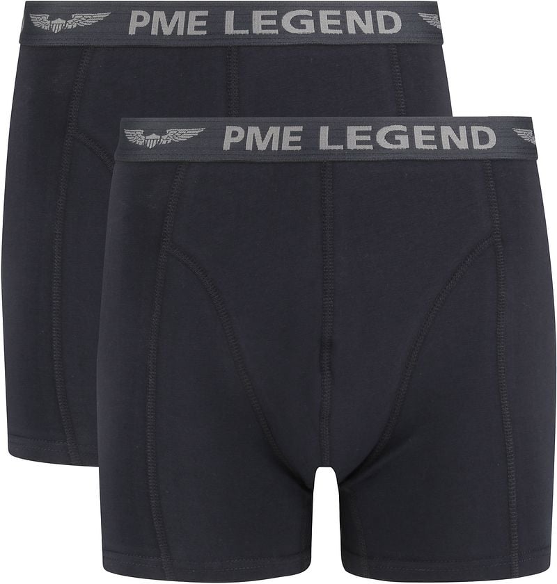 PME Legend Boxershorts 2er-Pack Uni Schwarz - Größe M von PME Legend