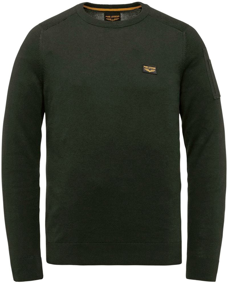 PME Legend Buckley Pullover Dunkelgrün - Größe 3XL von PME Legend