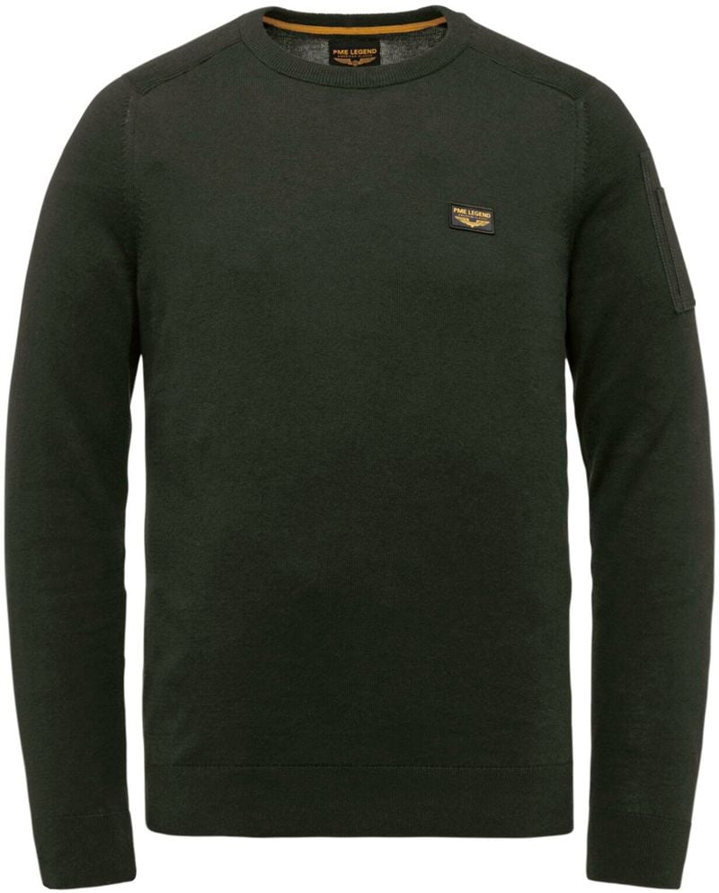 PME Legend Buckley Pullover Dunkelgrün - Größe L von PME Legend