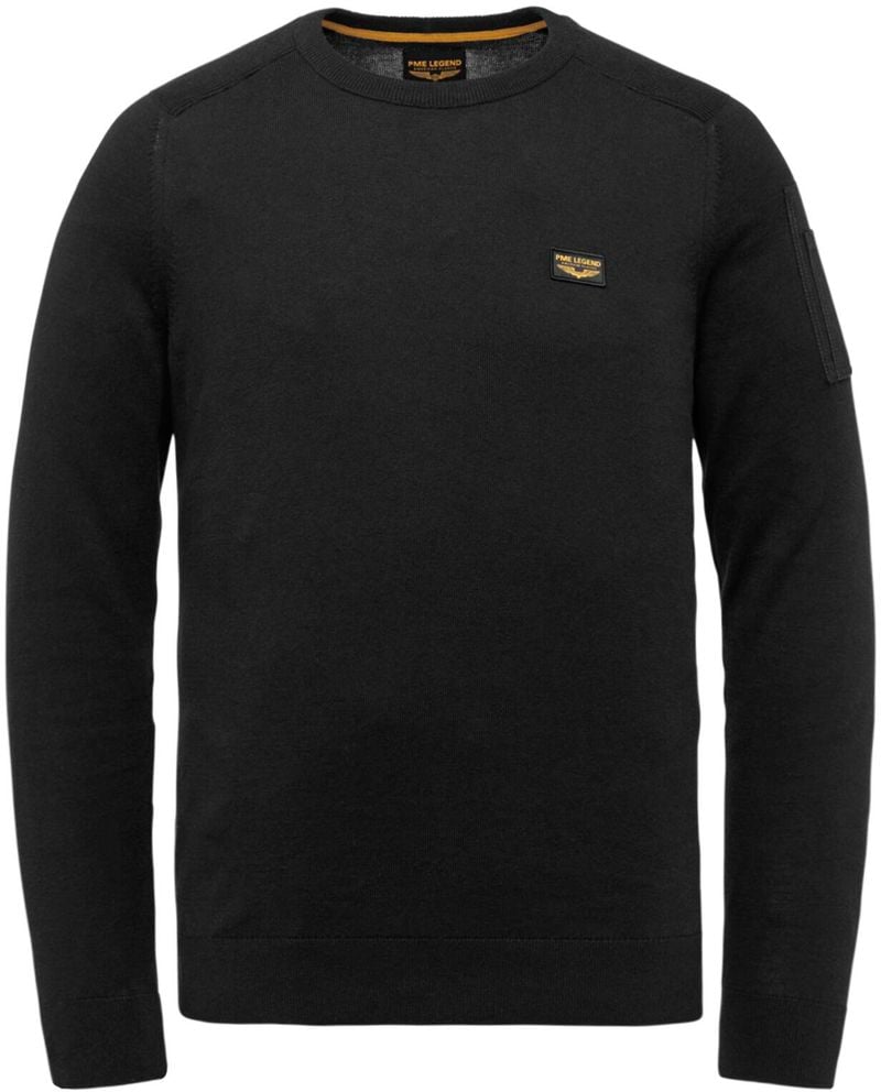 PME Legend Buckley Pullover Schwarz - Größe L von PME Legend