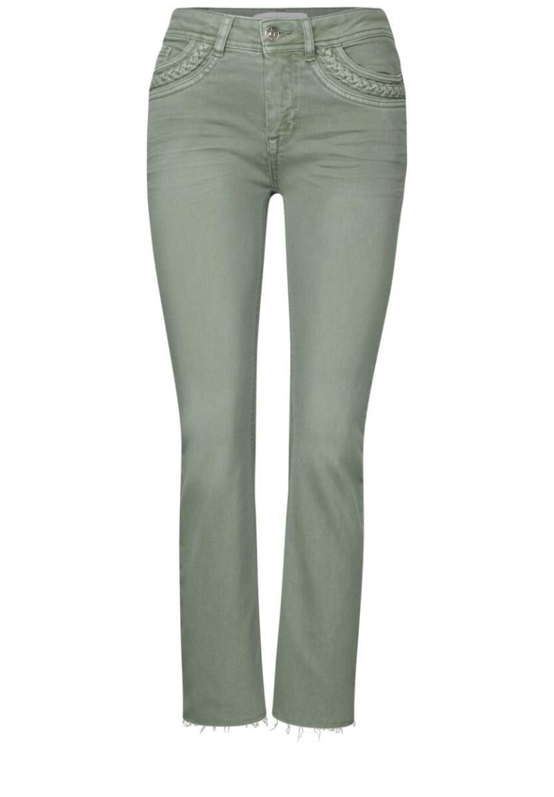 Street One - Bootcut Jeans grün - Gr. - 32/28 von Street One