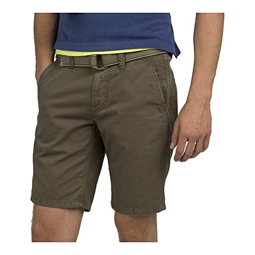 PME Legend Cotton Linen Dobby Chino Short - Shorts, Hosengröße:35, Farbe:Tarmac PME Legend Cotton Linen Dobby Chino Short - Shorts, Hosengröße:35, Farbe:Tarmac von PME Legend