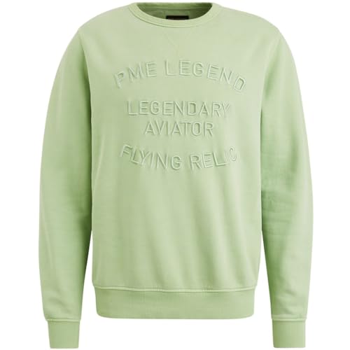 PME Legend Crewneck gd Terry Quiet Green - XXL von PME Legend
