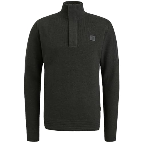 PME Legend Half Zip Collar Cotton Knit - L von PME Legend