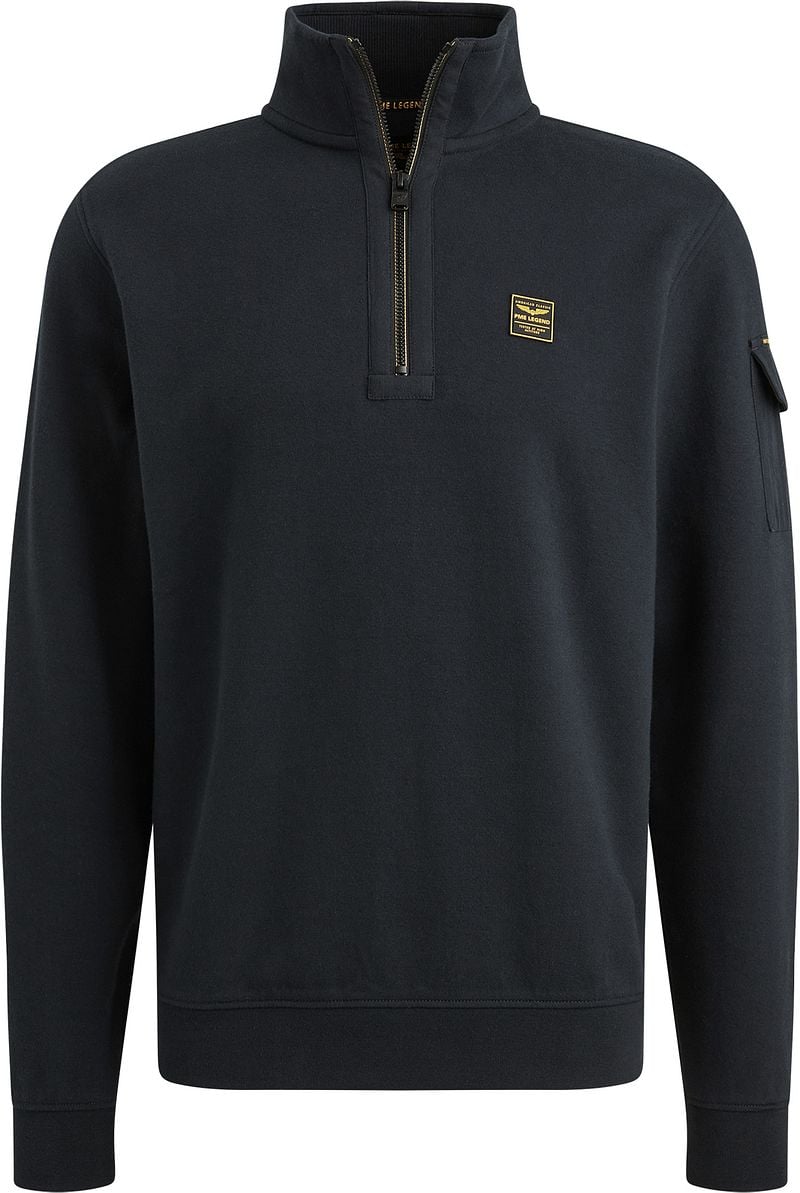 PME Legend Half Zip Sweater Interlock Jersey Navy - Größe XXL PME Legend Half Zip Sweater Interlock Jersey Navy - Größe XXL von PME Legend