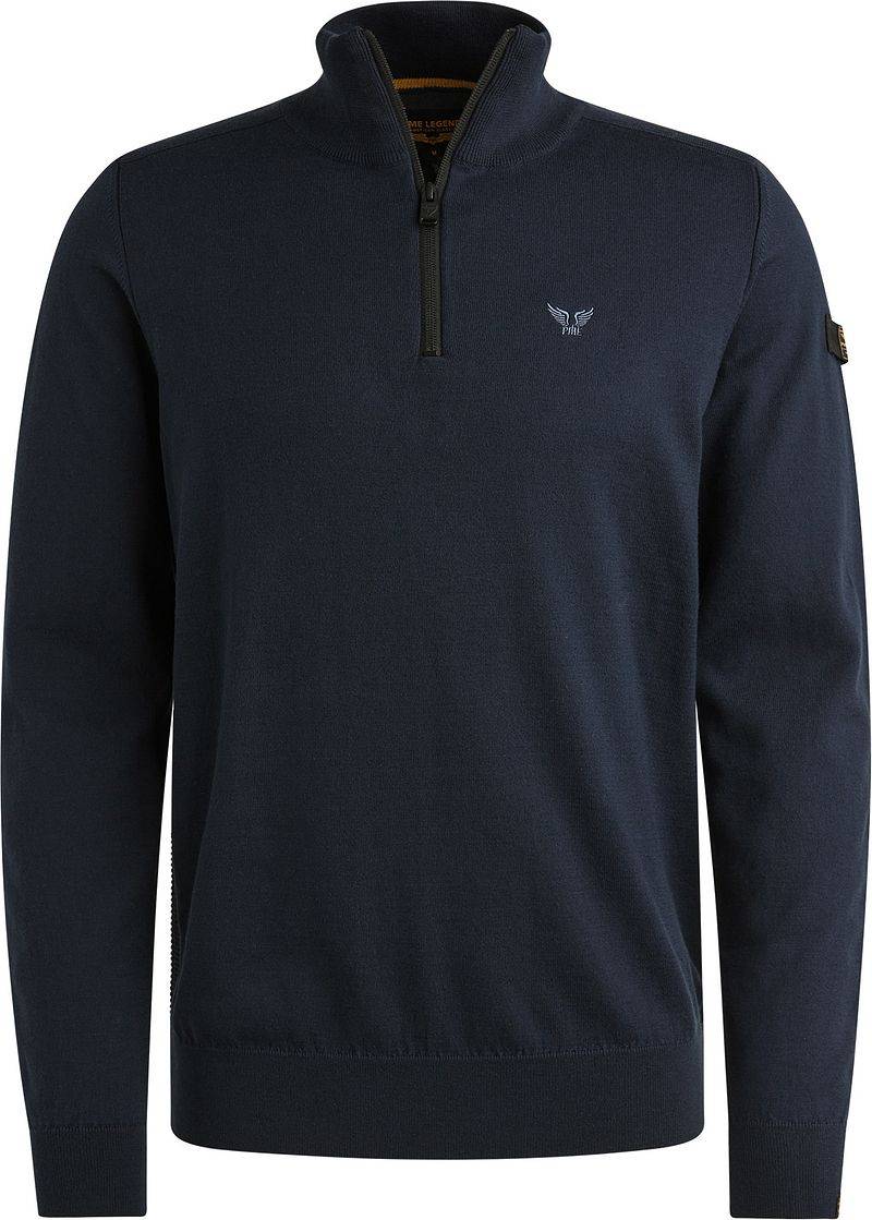 PME Legend Half Zip Sweater Navy - Größe 3XL von PME Legend