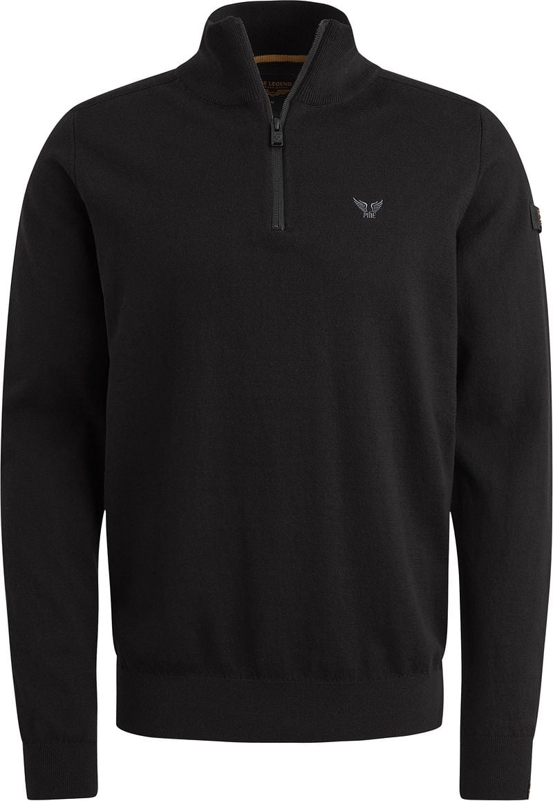 PME Legend Half Zip Sweater Schwarz - Größe XXL von PME Legend
