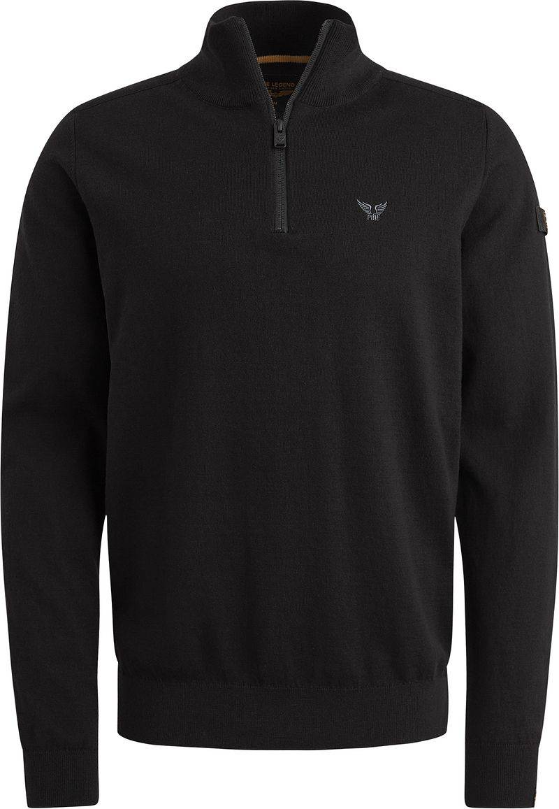 PME Legend Half Zip Sweater Schwarz - Größe XXL von PME Legend