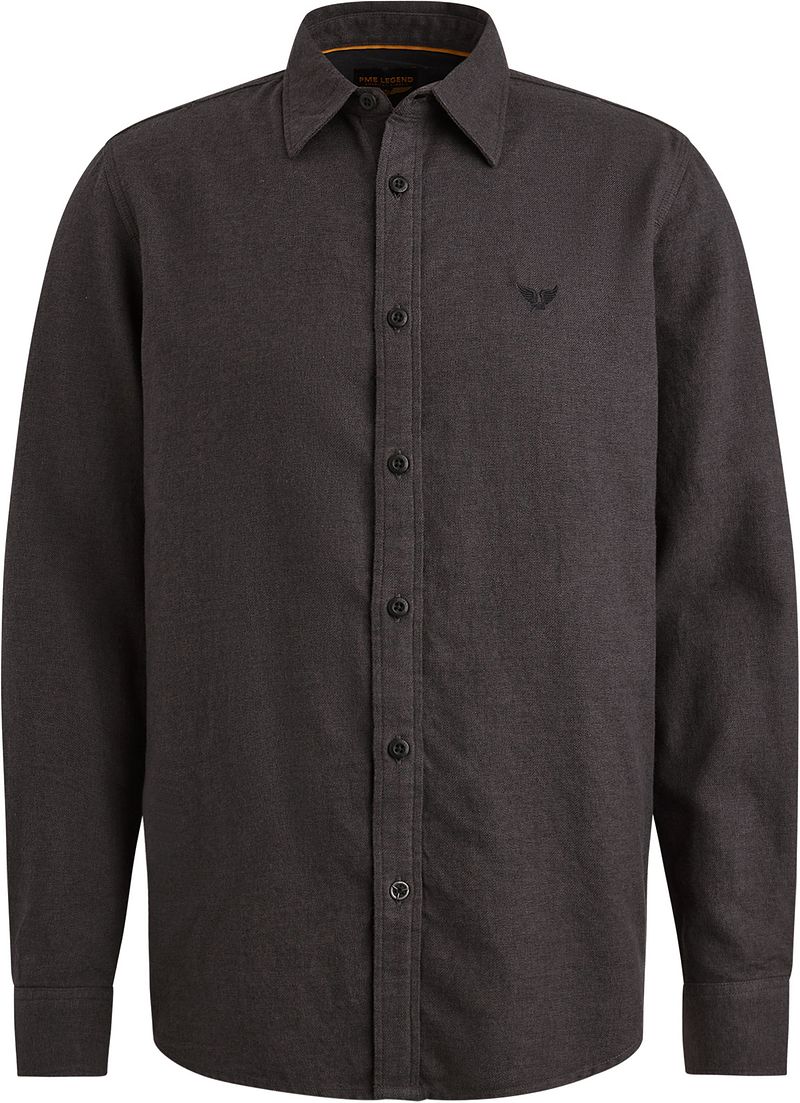PME Legend Hemd Structure Anthrazit - Größe L von PME Legend