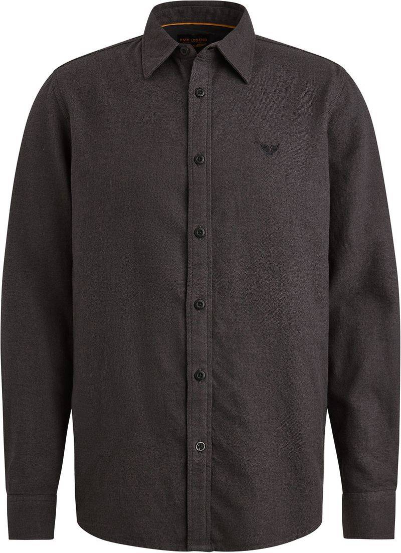 PME Legend Hemd Structure Anthrazit - Größe XXL von PME Legend