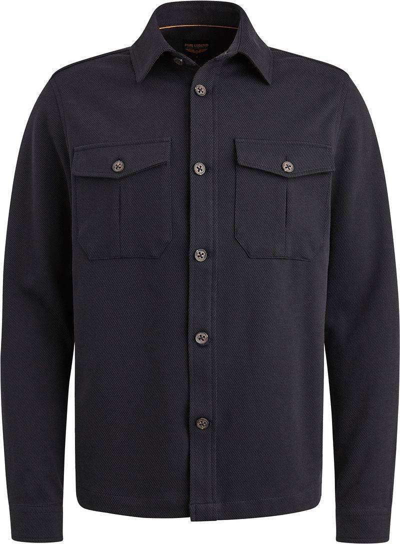 PME Legend Hemdjacke Comfort Heavy Twill Navy - Größe XL von PME Legend