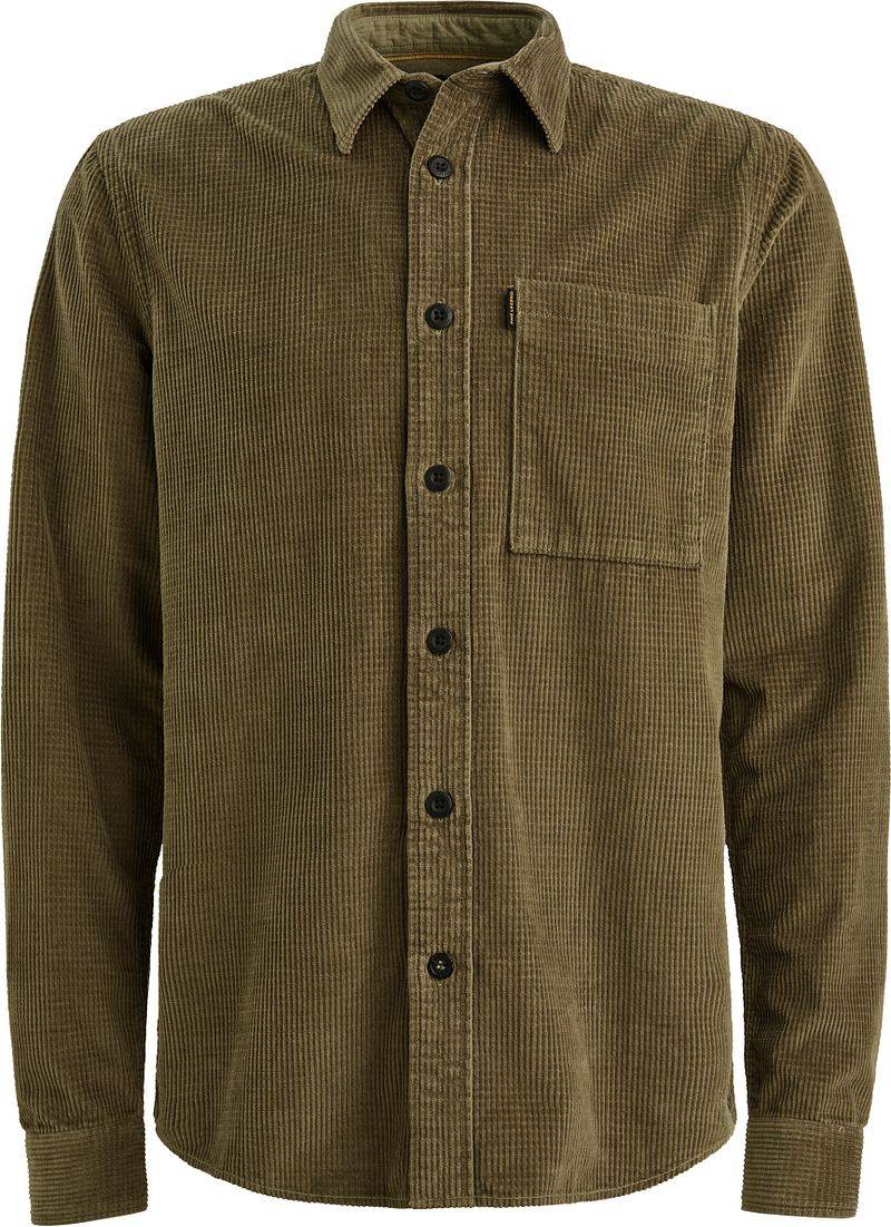 PME Legend Hemdjacke Dobby Corduroy Dusky Grün - Größe L von PME Legend