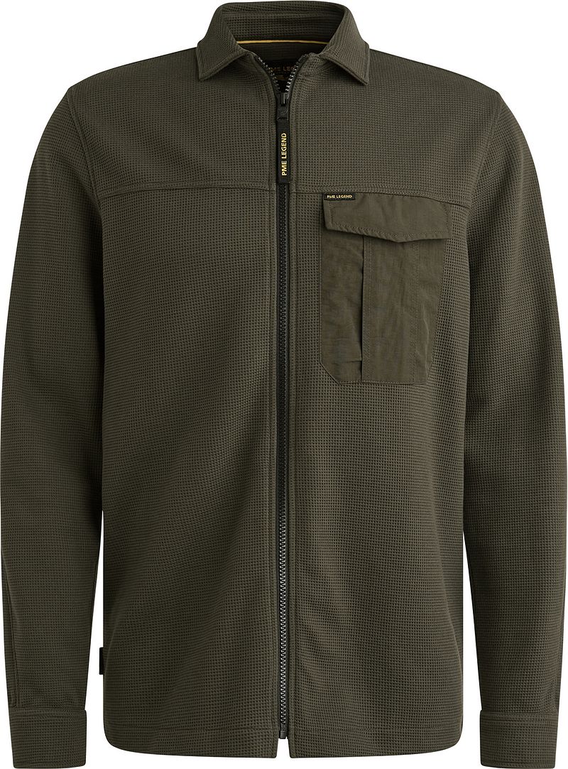 PME Legend Hemdjacke Jersey Waffle Beluga Grün - Größe M PME Legend Hemdjacke Jersey Waffle Beluga Grün - Größe M von PME Legend