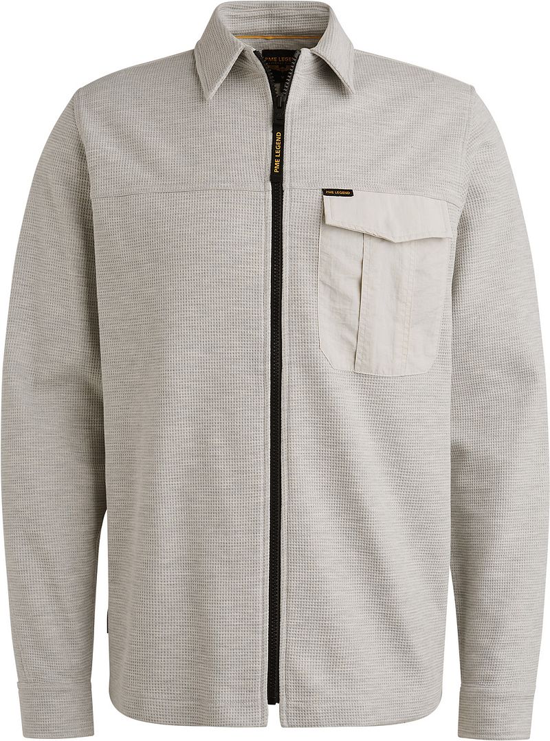 PME Legend Hemdjacke Jersey Waffle Grau - Größe 3XL PME Legend Hemdjacke Jersey Waffle Grau - Größe 3XL von PME Legend