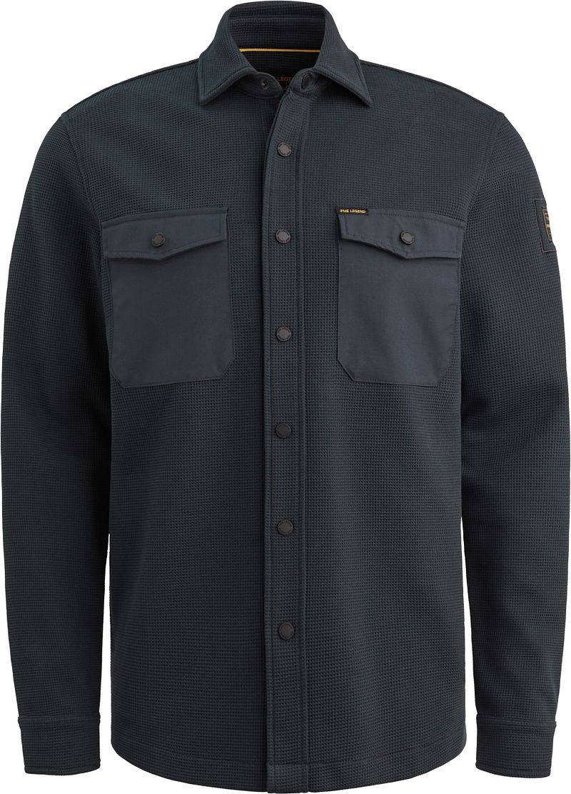 PME Legend Hemdjacke Waffle Navy - Größe L von PME Legend