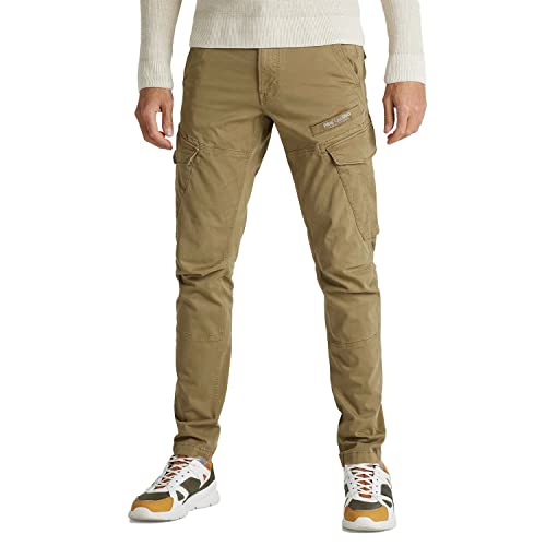 PME Legend Herren Cargohose NORDROP - Tapered Fit - Beige W28-W40 Stretch Cotton, Größe:33W / 36L, Farbvariante:Beige 7148 von PME Legend