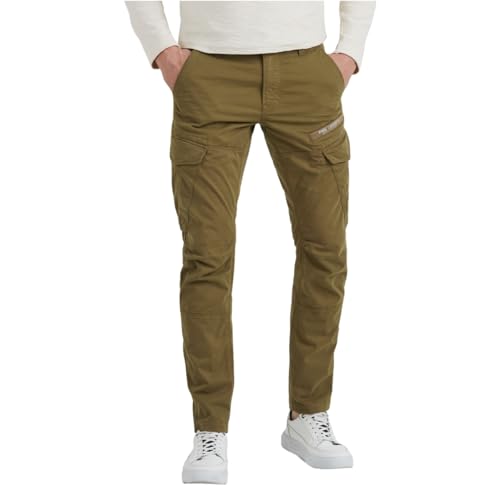 PME Legend Herren Cargohose NORDROP - Tapered Fit - Braun - Brownn W28-W40, Größe:32W / 34L, Farbvariante:Brown 8035 von PME Legend