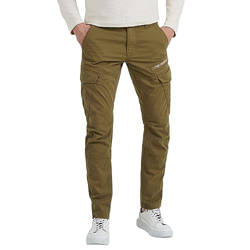 PME Legend Herren Cargohose NORDROP - Tapered Fit - Braun - Brownn W28-W40, Größe:33W / 30L, Farbvariante:Brown 8035 von PME Legend