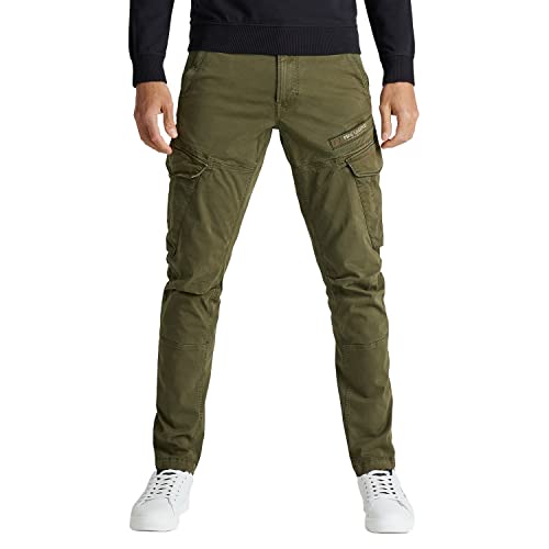 PME Legend Herren Cargohose NORDROP - Tapered Fit - Grün - Green W28-W40, Größe:31W / 34L, Farbvariante:Green 6416 von PME Legend