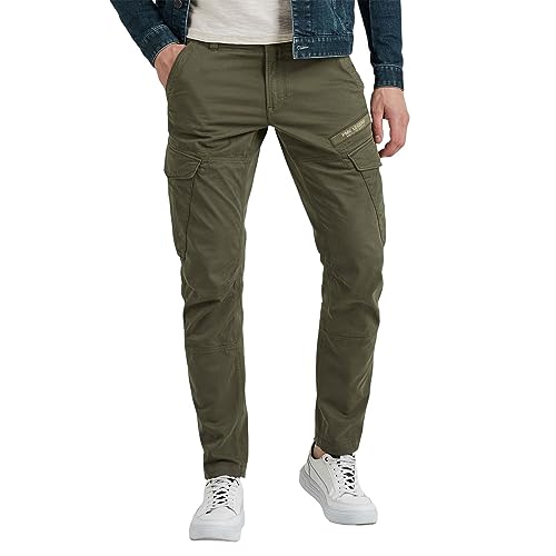 PME Legend Herren Cargohose NORDROP - Tapered Fit - Grün - Green W28-W40, Größe:33W / 32L, Farbvariante:Green 6416 von PME Legend