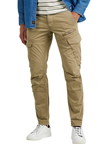 PME Legend Herren Cargohose NORDROP -Tapered Fit -Kaki W29-W40 Stretch Baumwolle, Größe:36W / 32L, Farbvariante:Kaki 8263 von PME Legend