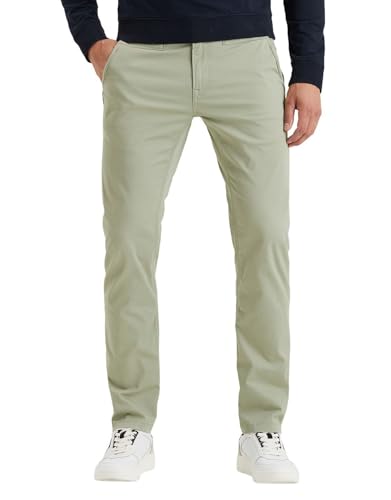PME Legend Herren Chinohose Twin WASP Chino - Regular Fit - Blau Beige Grün, Größe:30W / 30L, Farbe:Green 6170 von PME Legend