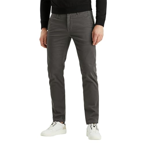 PME Legend Herren Chinohose Twin WASP Chino - Regular Fit - Blau Beige Grün, Größe:32W / 34L, Farbe:Turbulence 9117 von PME Legend