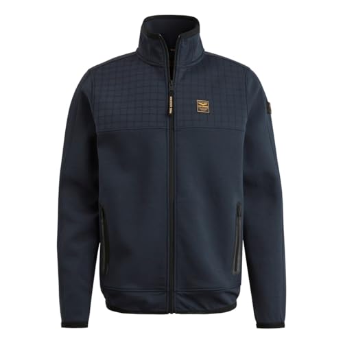 PME Legend Herren Jacke Sweatjacke mit Reißverschluss Salute Navy dunkelblau - L von PME Legend