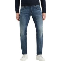PME Legend Herren Jeans COMMANDER 3.0 - Relaxed Fit - Blau - Deep Mid Blue von PME Legend