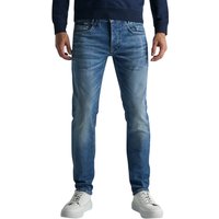 PME Legend Herren Jeans COMMANDER 3.0 - Relaxed Fit - Blau - Fresh Mid Blue von PME Legend