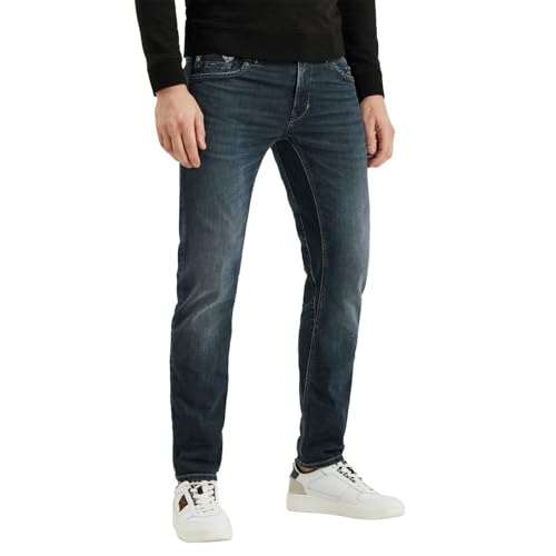 PME Legend Herren Jeans Commander 3.0 - Low Waist - Relaxed Fit - Blau W29-W40, Größe:38W / 36L, Farbe:RSD Real Special Dark von PME Legend