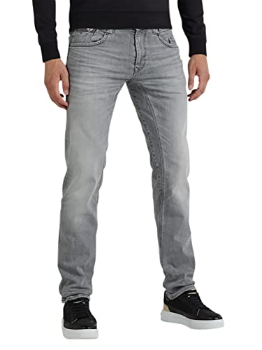 PME Legend Herren Jeans Commander 3.0 - Relaxed Fit - Grau - Grey Denim W28-W40, Größe:30W / 34L, Farbvariante:Grey Denim PTR180-GDC von PME Legend