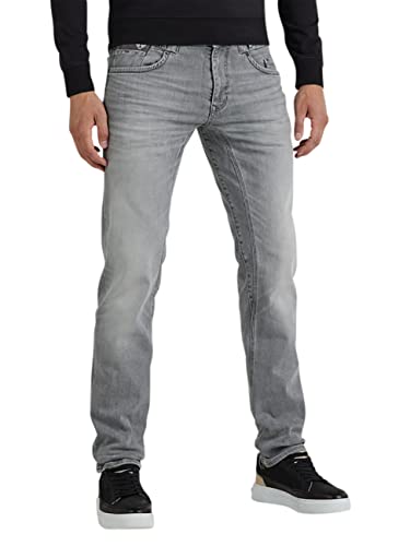 PME Legend Herren Jeans Commander 3.0 - Relaxed Fit - Grau - Grey Denim W28-W40, Größe:31W / 30L, Farbvariante:Grey Denim PTR180-GDC von PME Legend