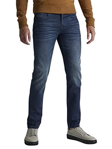 PME Legend Herren Jeans NIGHTFLIGHT - Regular Fit - Blau - Night Blue W28-W40, Größe:30W / 30L, Farbvariante:Night Blue Wash PTR120-NBW von PME Legend