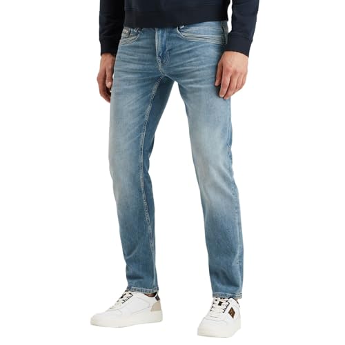 PME Legend Herren Jeans SKYRAK - Regular Fit - Blau - Denim Shade Blue, Größe:33W / 36L, Farbe:Denim Shade Fresh DSF von PME Legend