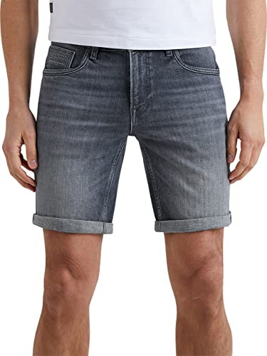 PME Legend Herren Jeans Short NIGHTFLIGHT - Regular Fit - Grau - Grey Mid Wash, Größe:W 30, Farbe:Grey Mid Wash GMW von PME Legend