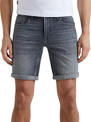 PME Legend Herren Jeans Short NIGHTFLIGHT - Regular Fit - Grau - Grey Mid Wash, Größe:W 31, Farbe:Grey Mid Wash GMW von PME Legend