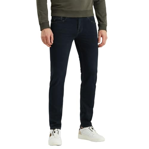 PME Legend Herren Jeans TAILWHEEL - Low Waist - Slim Fit - Grau Blau W29-W40, Größe:30W / 34L, Farbe:DND Dark Natural Denim von PME Legend