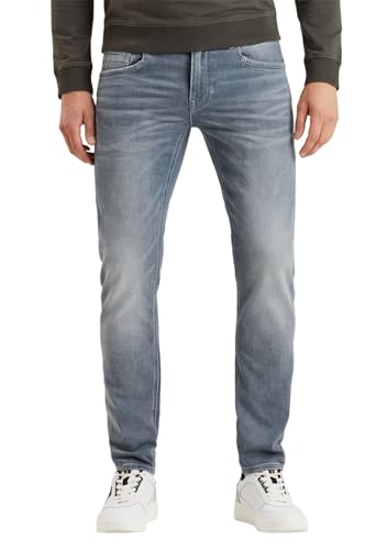 PME Legend Herren Jeans TAILWHEEL - Slim Fit - Grau - Light Grey Mid W29-W40, Größe:33W / 34L, Farbe:Light Grey Mid LGM von PME Legend